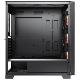 COUGAR PC skříň DARK BLADER X5 Black Mid Tower Plastic with Mesh Front Panel 1 x ARGB Fan 4mm TG Left Panel