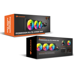 COUGAR chlazení POSEIDON ELITE ARGB 360 AIO vodní black
