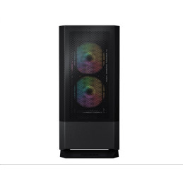 COUGAR PC skříň MX430 Mesh RGB Black Mid Tower Mesh Front Panel 3 x ARGB Fans 4mm TG Left Panel