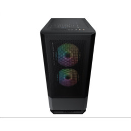 COUGAR PC skříň MX430 Mesh RGB Black Mid Tower Mesh Front Panel 3 x ARGB Fans 4mm TG Left Panel