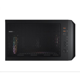 COUGAR PC skříň MX430 Mesh RGB Black Mid Tower Mesh Front Panel 3 x ARGB Fans 4mm TG Left Panel
