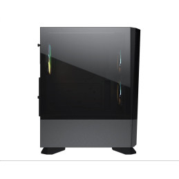 COUGAR PC skříň MX430 Mesh RGB Black Mid Tower Mesh Front Panel 3 x ARGB Fans 4mm TG Left Panel