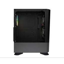 COUGAR PC skříň MX430 Mesh RGB Black Mid Tower Mesh Front Panel 3 x ARGB Fans 4mm TG Left Panel