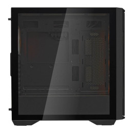 COUGAR PC skříň UNIFACE RGB Black Mid Tower Mesh Front Panel 4 x 120mm ARGB Fans TG Left Panel