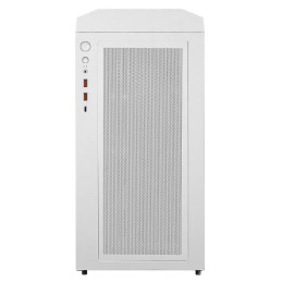 COUGAR PC skříň UNIFACE RGB White Mid Tower Mesh Front Panel 4 x 120mm ARGB Fans TG Left Panel