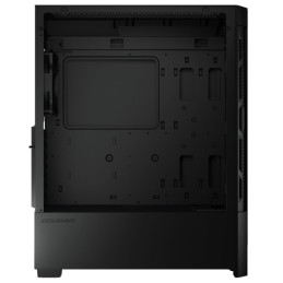 COUGAR PC skříň AIRFACE Black Mid Tower Mesh Front Panel 1 x 120mm Fan TG Left Panel Black