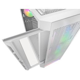 COUGAR PC skříň AIRFACE RGB White Mid Tower Mesh Front Panel 2 x 140mm ARGB Fans 1x 120mm ARGB Fan TG Left Panel