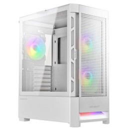 COUGAR PC skříň AIRFACE RGB White Mid Tower Mesh Front Panel 2 x 140mm ARGB Fans 1x 120mm ARGB Fan TG Left Panel