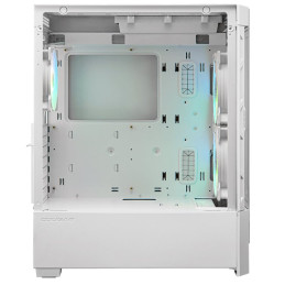 COUGAR PC skříň AIRFACE RGB White Mid Tower Mesh Front Panel 2 x 140mm ARGB Fans 1x 120mm ARGB Fan TG Left Panel