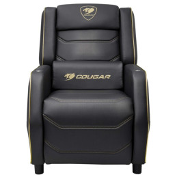 COUGAR herní křeslo RANGER PRO ROYAL - černá/zlatá, USB-C, otočný stolek, boční kapsa