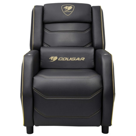 COUGAR herní křeslo RANGER PRO ROYAL - černá/zlatá, USB-C, otočný stolek, boční kapsa