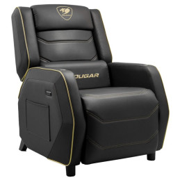 COUGAR herní křeslo RANGER PRO ROYAL - černá/zlatá, USB-C, otočný stolek, boční kapsa