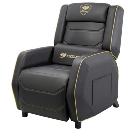 COUGAR herní křeslo RANGER PRO ROYAL - černá/zlatá, USB-C, otočný stolek, boční kapsa