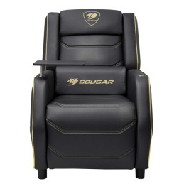 COUGAR herní křeslo RANGER PRO ROYAL - černá/zlatá, USB-C, otočný stolek, boční kapsa
