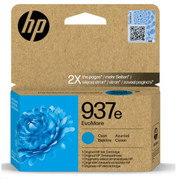 HP Ink Cartridge č.937e EvoMore Cyan