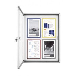 Magnetoplan magnetyczna gablota ekspozycyjna elegancka zewnętrzna 6 x A4