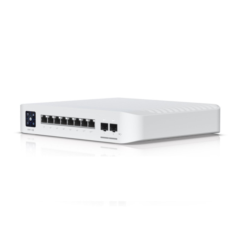 Ubiquiti Switch L3 UniFi Professional USW-Pro-8-PoE, 8-Port Gigabit, 2x SFP+, PoE-out, PoE budget 120W