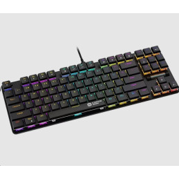 CANYON Herní klávesnice Cometstrike TLK GK-50, mechanická, drátová, multimediální, podsvícená, 87 kláves, CS layout