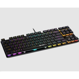 CANYON Herní klávesnice Cometstrike TLK GK-50, mechanická, drátová, multimediální, podsvícená, 87 kláves, CS layout