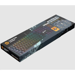 CANYON Herní klávesnice Cometstrike TLK GK-55, mechanická, drátová, multimediální, podsvícená, 105 kláves, CS layout
