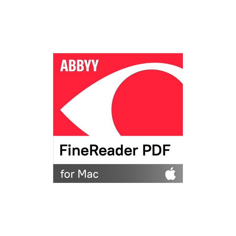 ABBYY FineReader PDF pro MacOS, Volume licence 1 user, předplatné 3 roky, 5 - 25 licencí