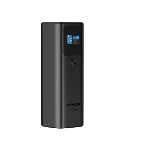CANYON Power Bank PB-2010, 27000mAh, tmavě šedá
