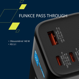 CANYON Power Bank PB-2010, 27000mAh, tmavě šedá