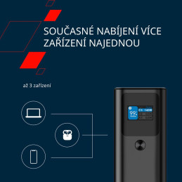 CANYON Power Bank PB-2010, 27000mAh, tmavě šedá