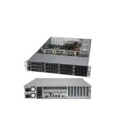 Supermicro AS-2014S-TR, Rome 7352 CPU, 4x 64GB DDR4-3200, 2x SSD M.2 NVMe PCIe4 960GB, AOC-S3916L-H16IR-32DD-O, 4x HDD,