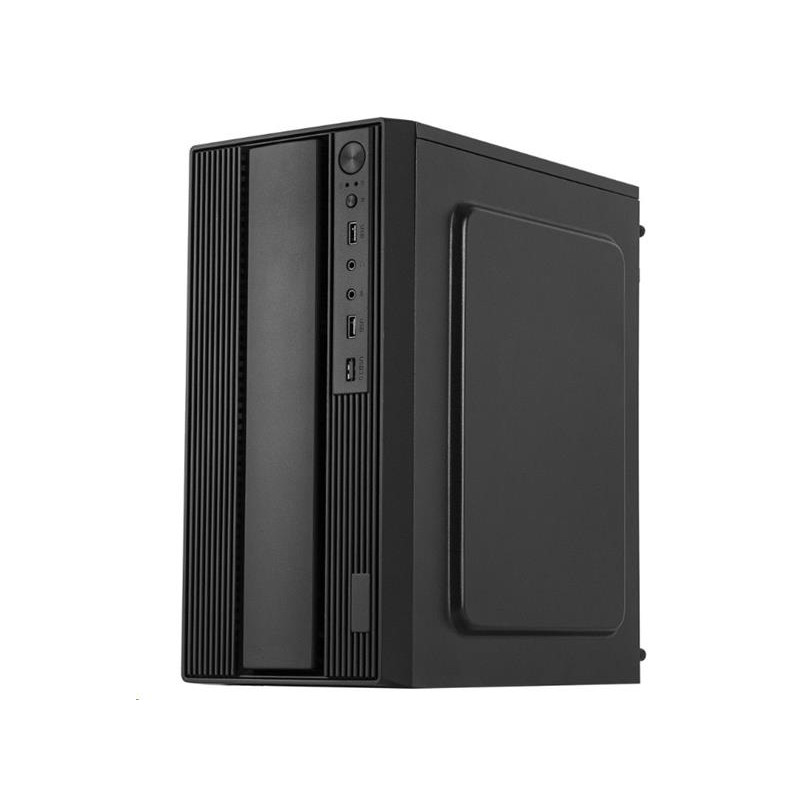 Eurocase MC MF-300B, skrinka mATX, 2xUSB3.0, čierna