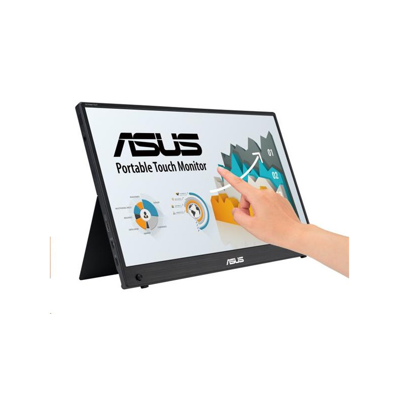 ASUS ZenScreen MB16AMTR 15,6" IPS prenosný dotykový USB-C monitor 1920x1080 5ms 250cd mini-HDMI betéria repro