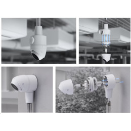 Ubiquiti krabice Compact Camera Junction Box - odolná krabice proti neoprávněné manipulaci pro kamery Unifi Ultra, bílá