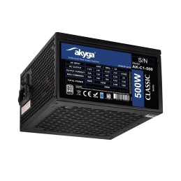 Zdroj Akyga AK-C1-500 Classic ATX 2.31 - 500W, 80+