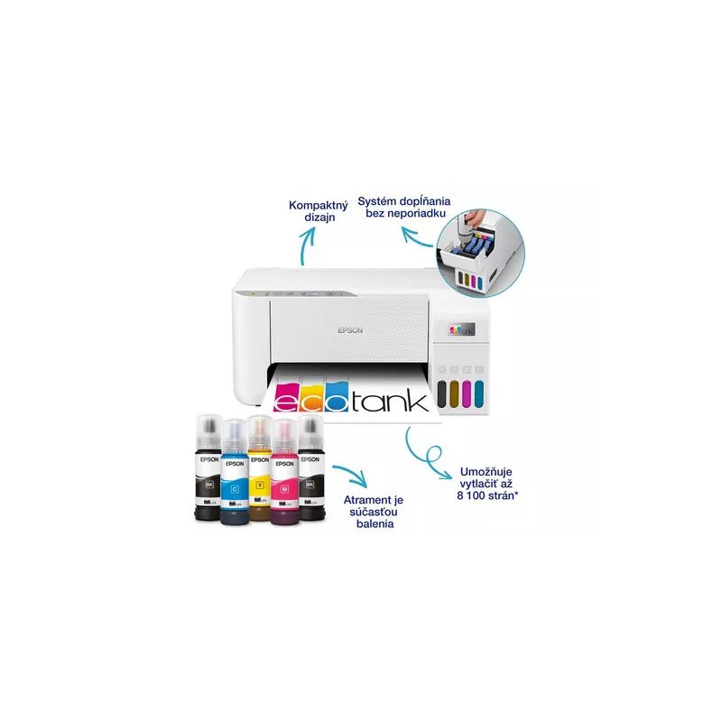Epson EcoTank L3276 A4 color MFP, USB, WiFi