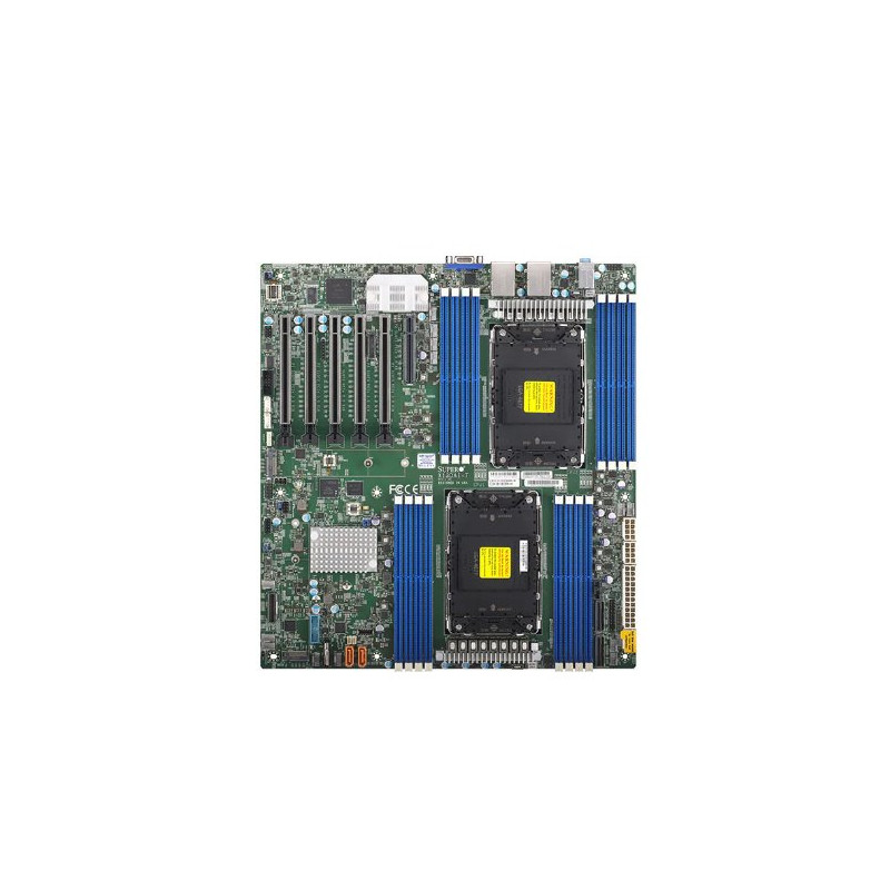 SUPERMICRO MB 2xLGA4677, C741, 16x DDR5 ECC, 4x NVMe, 8+2sata 2x M.2, 6x PCIe5.0, 2x 10Gb LAN,IPMI