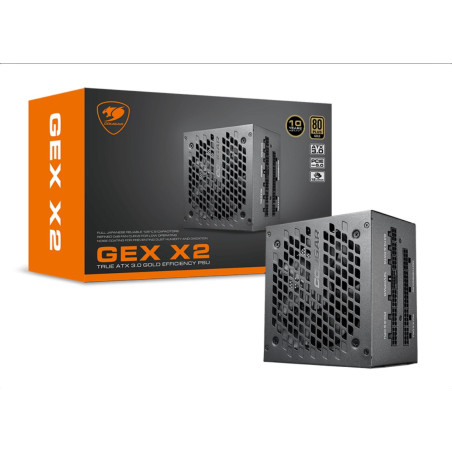 COUGAR PC zdroj GEX X2 1000W 80+ Gold, Fully modular (PCI-e 5.0 GPU 12+4 Pin)