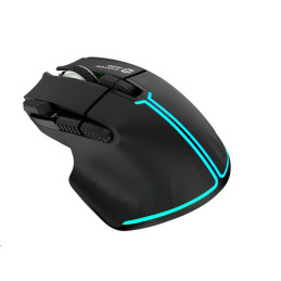 CANYON Herní drátová myš Fortnax GM-636, optická, RGB, až 20 000 DPI, 9tl. programovatelných, černá