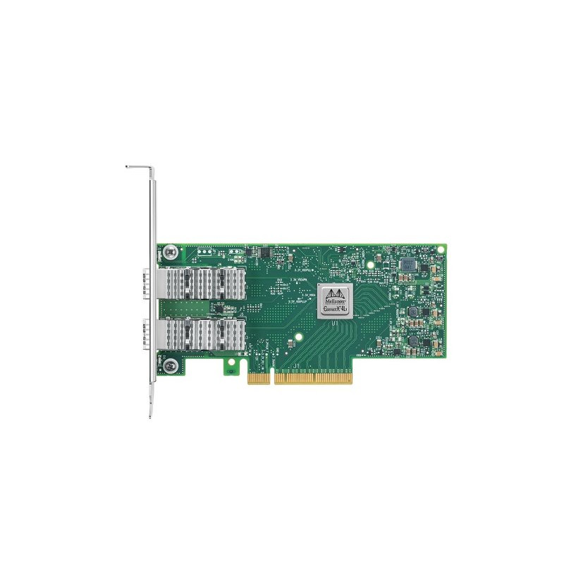 nVidia Mellanox ConnectX-4 Lx EN network interface card, 25GbE dual-port SFP28, PCIe3.0 x8, tall bracket, ROHS R6