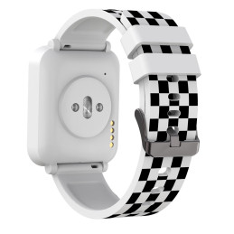 CANYON smart hodinky Joyce KW-43 WHITE, 1,54" IPS, 512MB paměť, IP67, 25 sport.režimů, 3 hry, MUSIC