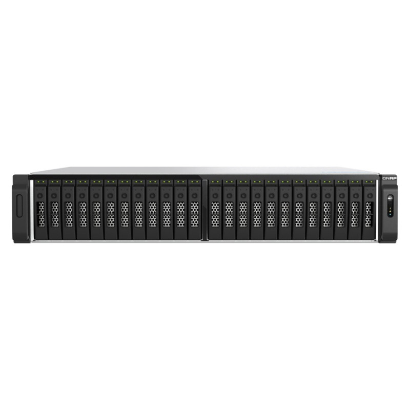 QNAP TS-h3077AFU-R7-64G (Ryzen Pro 5,3GHz, ZFS, 64GB DDR5 RAM, 30x 2,5" SATA, 2x 2,5GbE, 2x 10GbE)