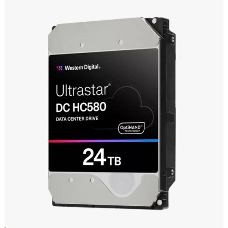 Western Digital Ultrastar DC HC580 3.5in 26.1MM 24000GB 512MB 7200RPM SAS ULTRA 512E SE NP3 DC HC580
