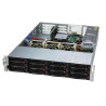 SUPERMICRO WIO A+ Ser 2U UP WIO with 12 hot-swap 3.5" NVMe/SAS/SATA (6 NVMe hybrid) bays and 2 PCIe 5.0 x16 FHFL slots +
