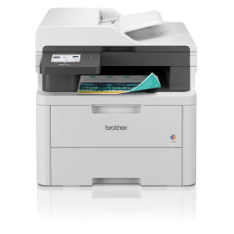 Brother multifunkční laserová tiskárna MFC-L3740CDW - A4, 18str., 2400dpi, USB/WiFI/LAN, FAX, duplex, ADF