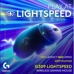 Logitech G309 LIGHTSPEED Gaming Mouse - BLACK - EER2