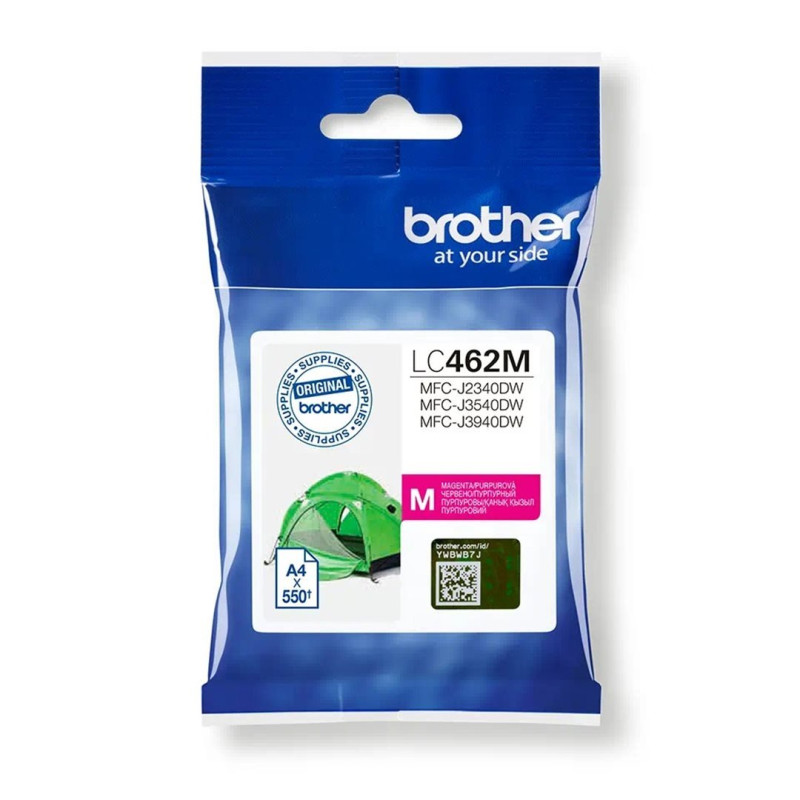Brother LC-462M (inkoust, magenta, 550 str.)