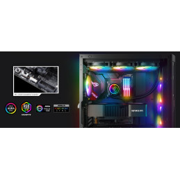 COUGAR chlazení POSEIDON ELITE ARGB 240 AIO vodní black
