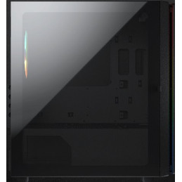 COUGAR PC skříň Purity RGB Black Mini Tower TG Front Panel ARGB strip / 1 x ARGB Fan / 3mm TG Left Panel
