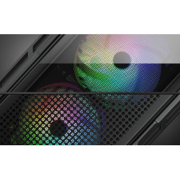 COUGAR PC skříň DUOFACE Black Mid Tower Airflow Front Panel TG Left Panel 2 x ARGB 140mm & 1x 120mm Fans