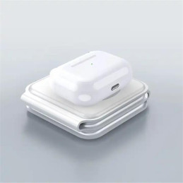1stCOOL Qi bezdrôtová prenosná nabíjačka 3v1, MagSafe, biela, USB-C