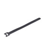 Gembird Velcro zipsové káblové viazacie pásky s dĺžkou 210 mm a šírkou 12 mm, čierne, 100 pack